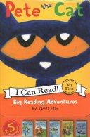 Pete the Cat: Big Reading Adventures: 5 Far-Out Books in 1 Box! (Dean James)(Boxed Set)