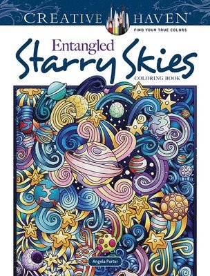 Creative Haven Entangled Starry Skies Coloring Book (Porter Angela)(Paperback)
