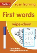 First Words: Wipe-Clean Activity Book (Harpercollins Uk)(Paperback)