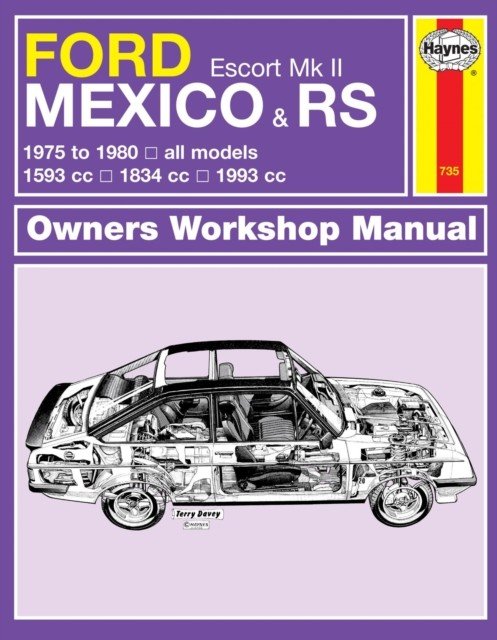 Ford Escort Mexico & RS Mk II Owner's Workshop Man (Haynes Publishing)(Paperback / softback)