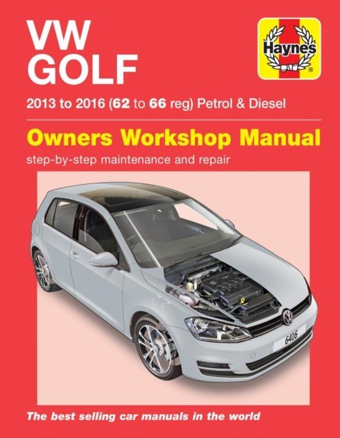 VW Golf petrol & diesel ('13-'16) 62 to 66 (Storey Mark)(Paperback / softback)