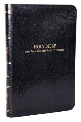Kjv, Pocket New Testament with Psalms and Proverbs, Black Leatherflex, Red Letter, Comfort Print (Thomas Nelson)(Imitation Leather)