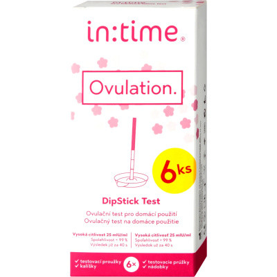 Primeros Intime ovulační test DipStick, 6 ks