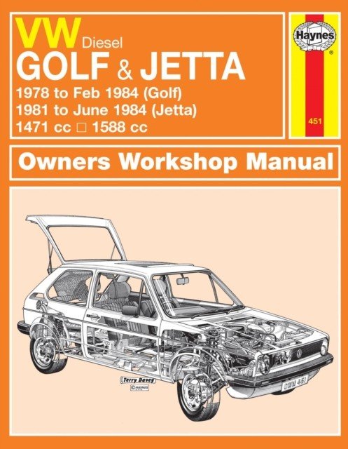 VW Golf & Jetta Diesel - 1978-84 (Haynes Publishing)(Paperback / softback)