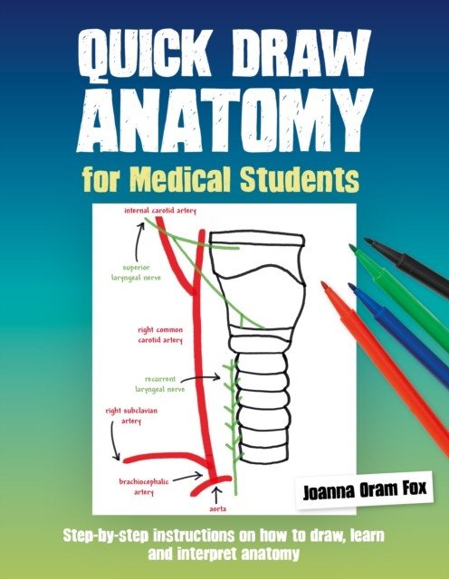 Quick Draw Anatomy for Medical Students - Step-by-step instructions on how to draw, learn and interpret anatomy (Fox Joanna Oram)(Paperback / softback)