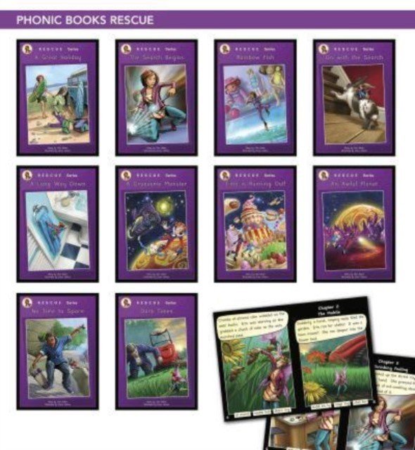 Phonic Books Rescue - Decodable Phonic Books for Catch Up (Alternative Vowel Spellings) (Phonic Books)(Multiple-component retail product, slip-cased)