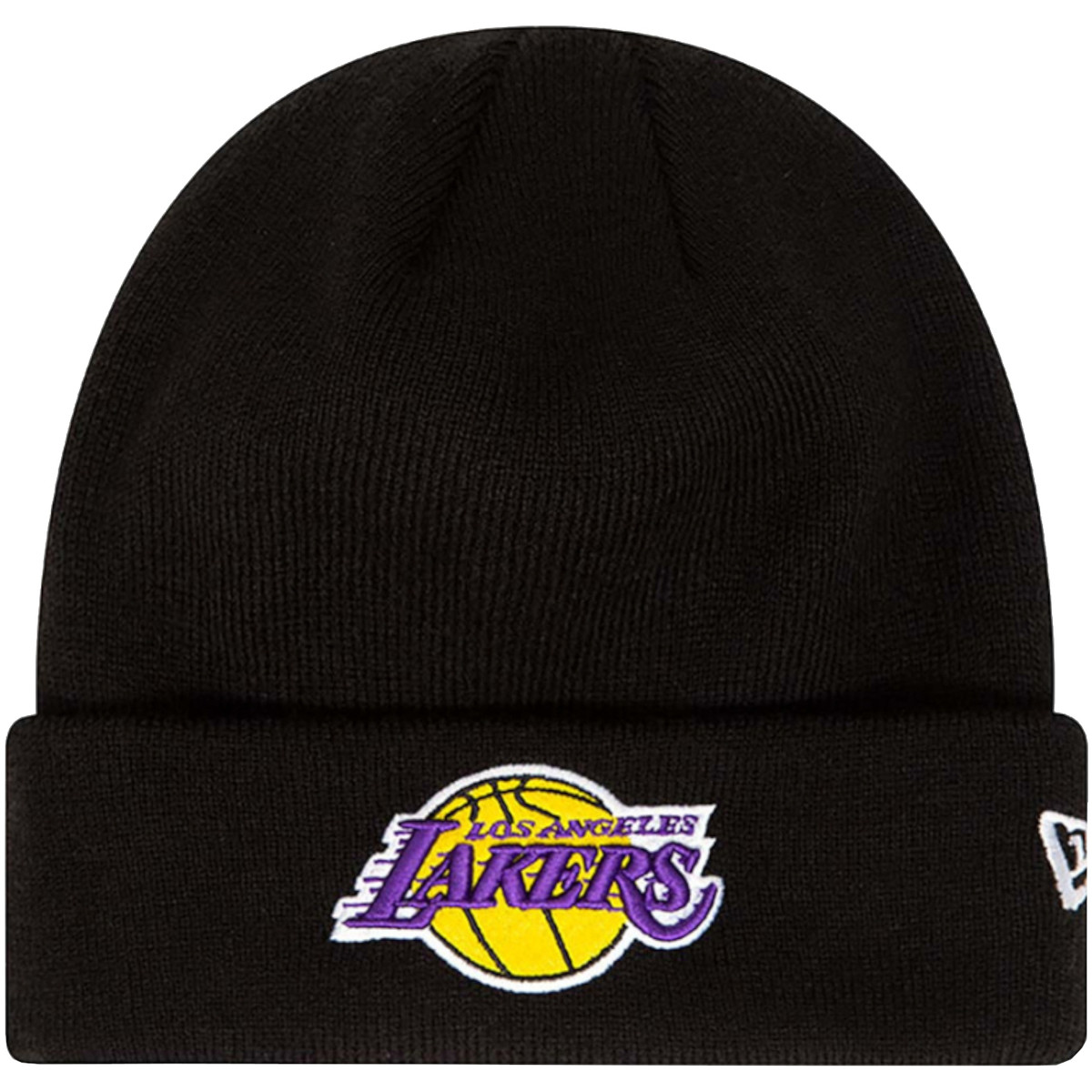 New-Era  Essential Cuff Beanie Los Angeles Lakers Hat  Černá
