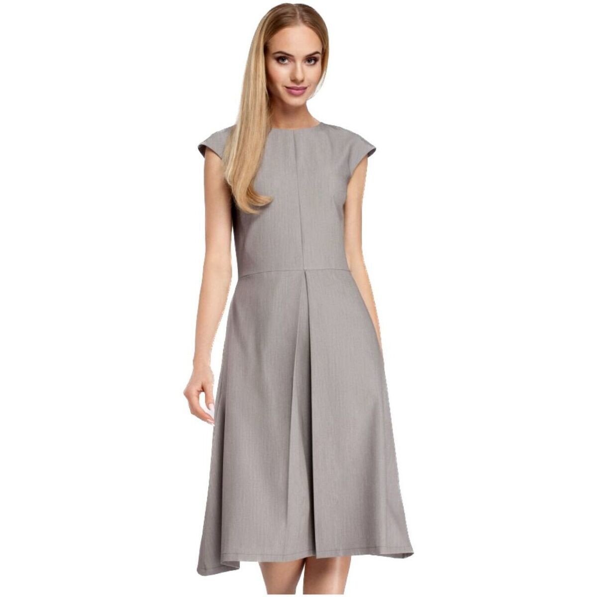 Made Of Emotion  Dámské společenské šaty Pura M296 šedá  Šedá