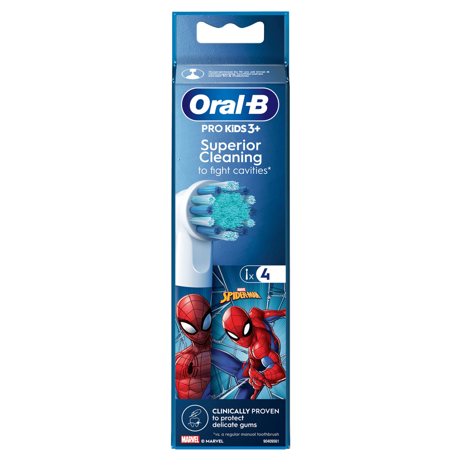 Oral-B Pro Kids Kartáčkové Hlavy S Motivy Spiderman 4 ks