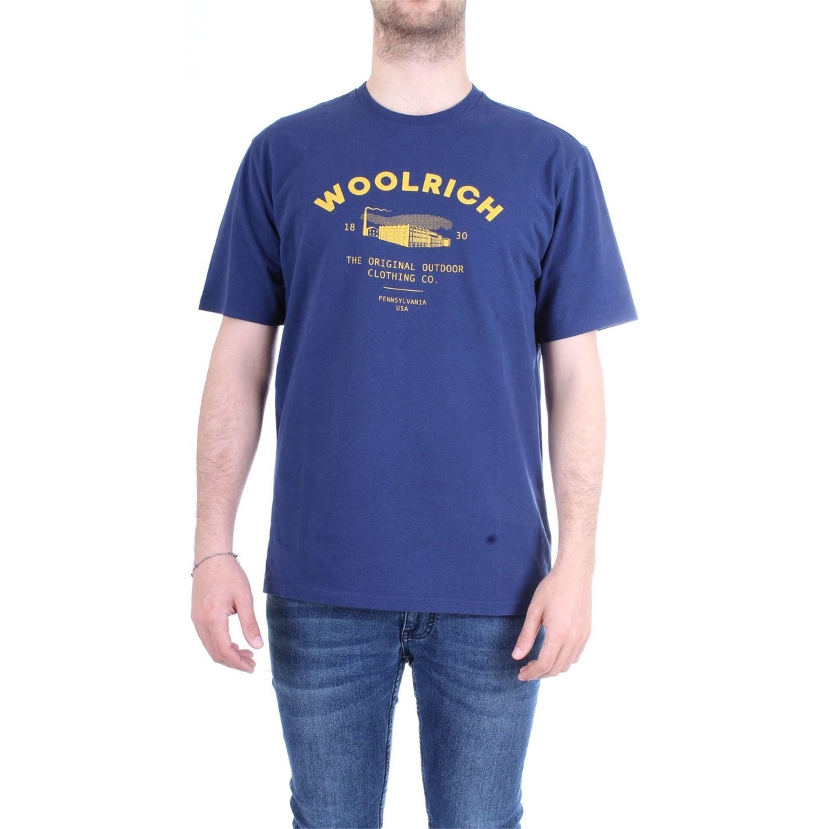 Woolrich  WOTEE1158  Modrá