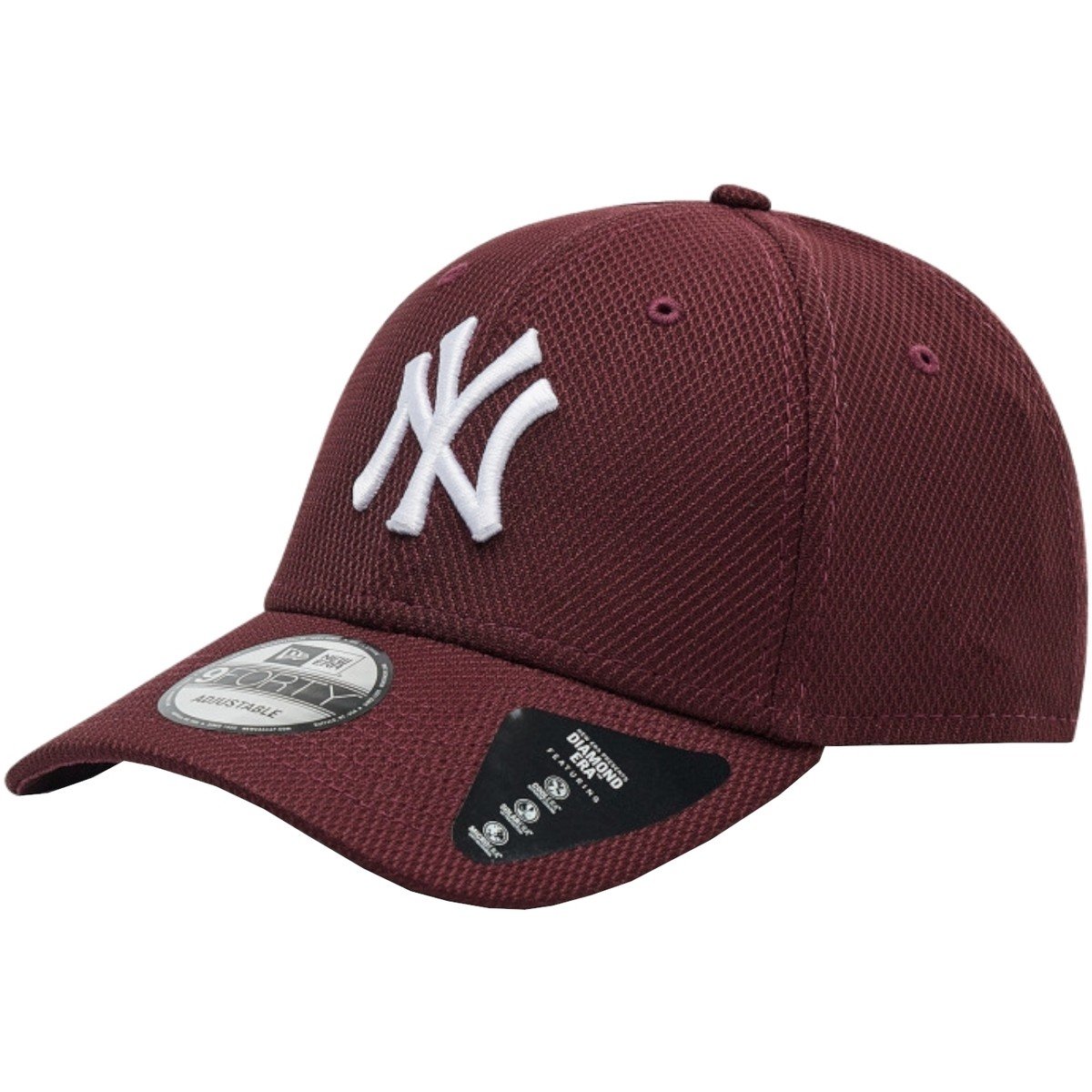 New-Era  9FORTY Diamond New York Yankees MLB Cap  Bordó