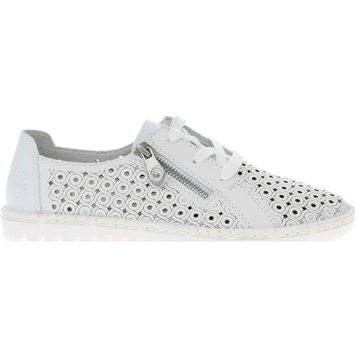 Rieker  Dámské polobotky  M2300-80 weiss  Bílá