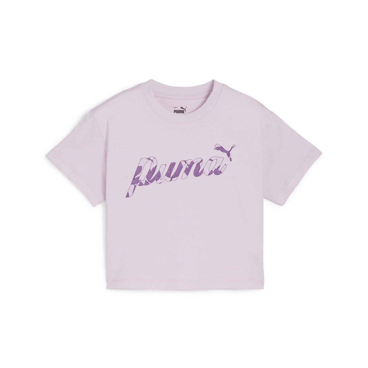 Puma  ESS+ BLOSSOM SHORT TEE G  Fialová