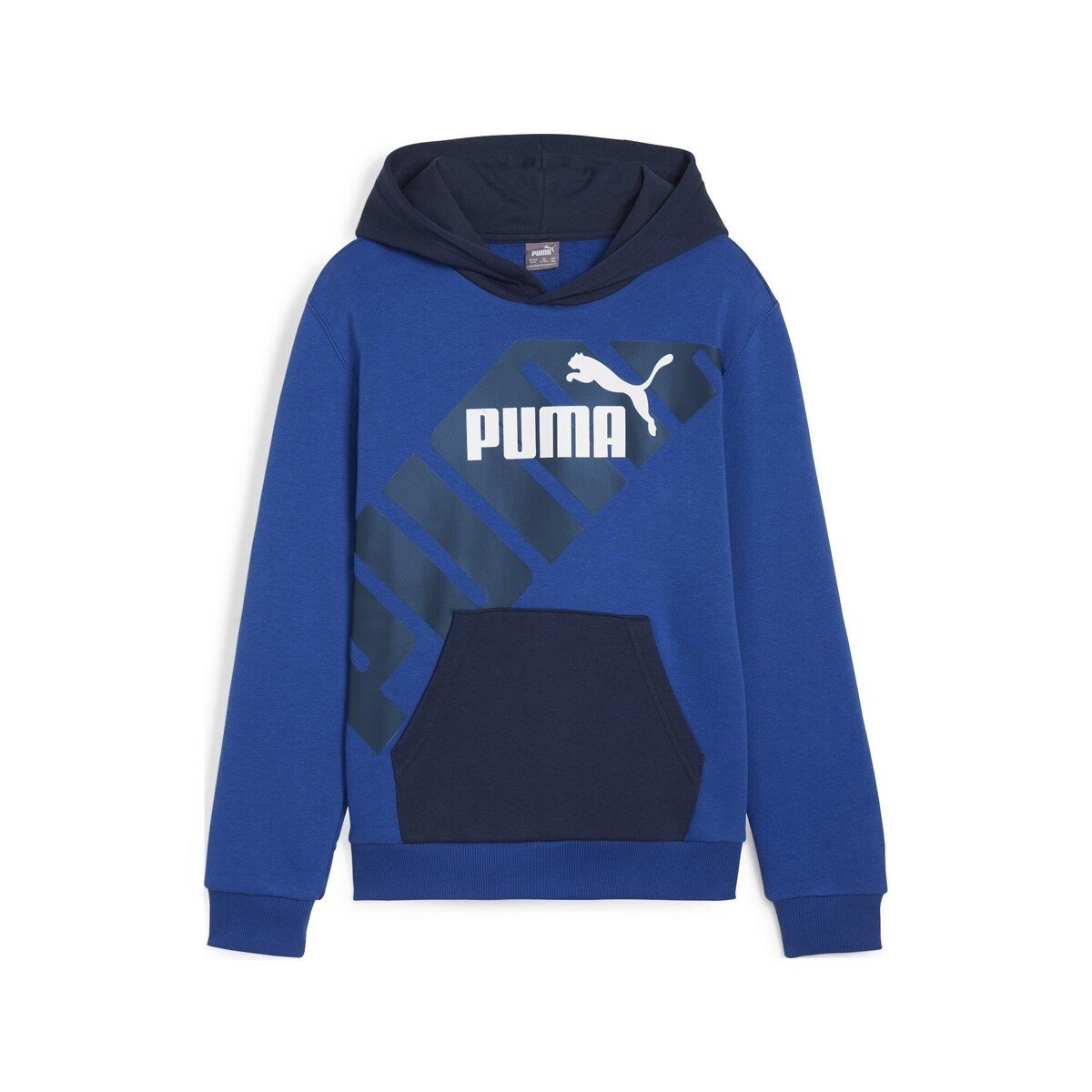 Puma  PUMA POWER GRAPHIC HOODIE TR B  Modrá
