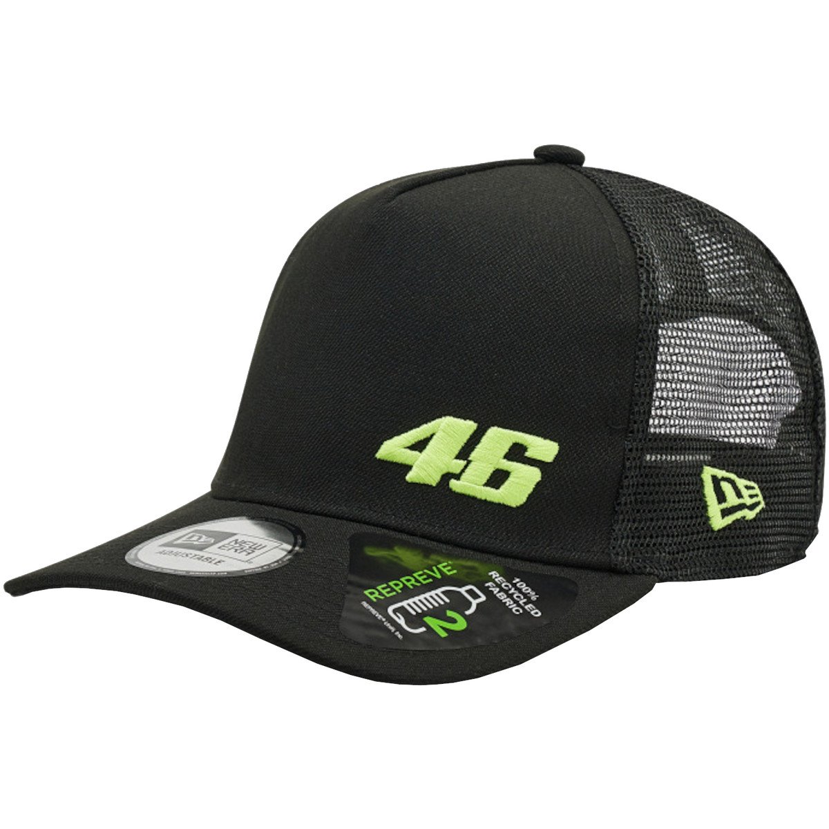 New-Era  Repreve Flawless A-Frame Trucker VR46 Cap  Černá