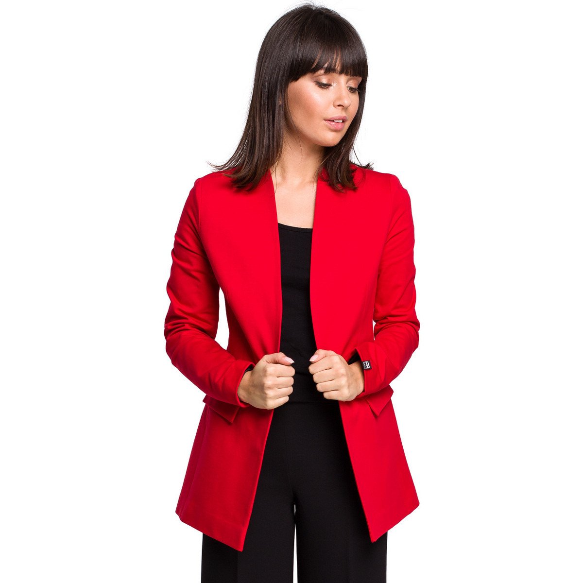 Bewear  Dámské dlouhé sako Wendelin B102 červená  Červená