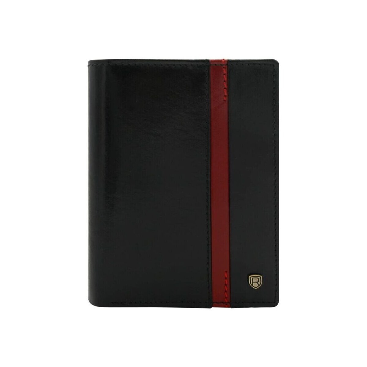 Rovicky  Pánská kožená peněženka Racalmas černá, červená  Černá