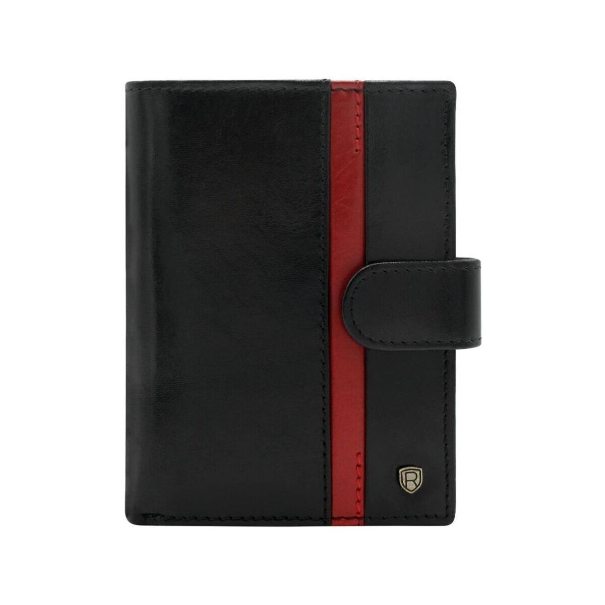 Rovicky  Pánská kožená peněženka Biharke černá, červená  Černá
