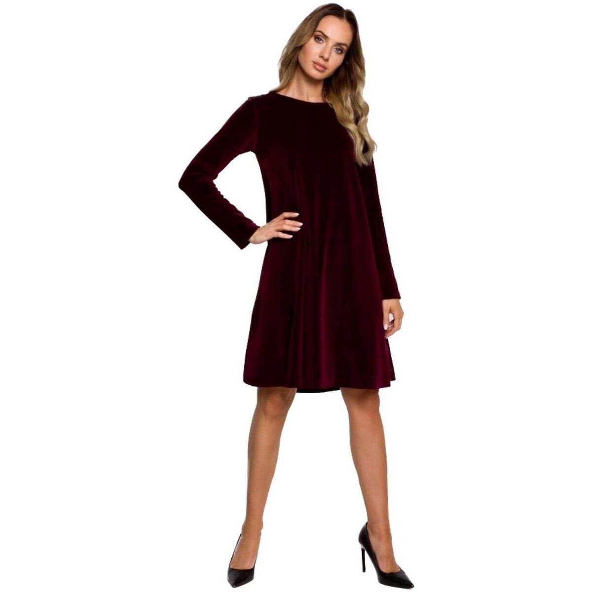 Made Of Emotion  Dámské volnočasové šaty Duga M566 kaštanová  Hnědá