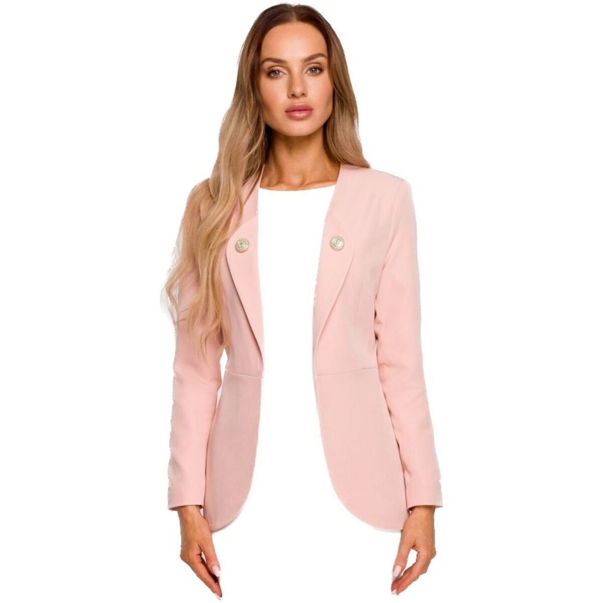 Made Of Emotion  Dámský blejzr Legshey M665 pudrová růžová  Růžová