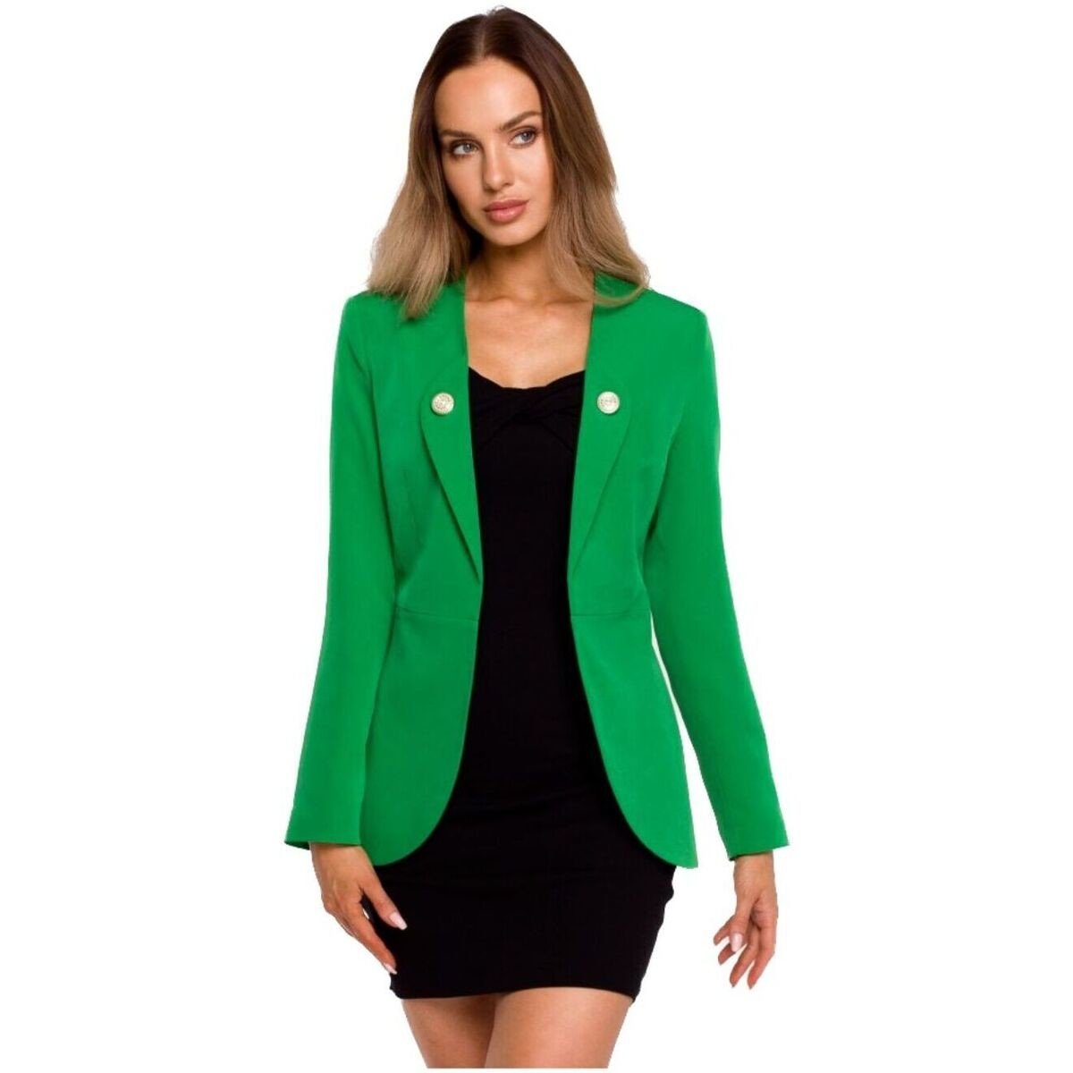 Made Of Emotion  Dámský blejzr Legshey M665 zelená  Zelená