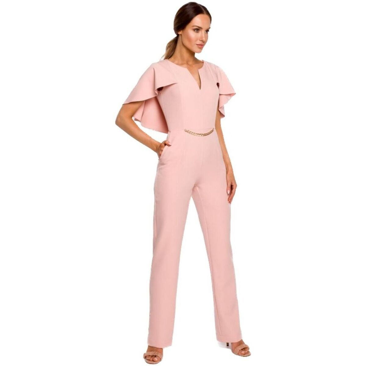 Made Of Emotion  Dámský overal Ono M670 pudrová růžová  Růžová