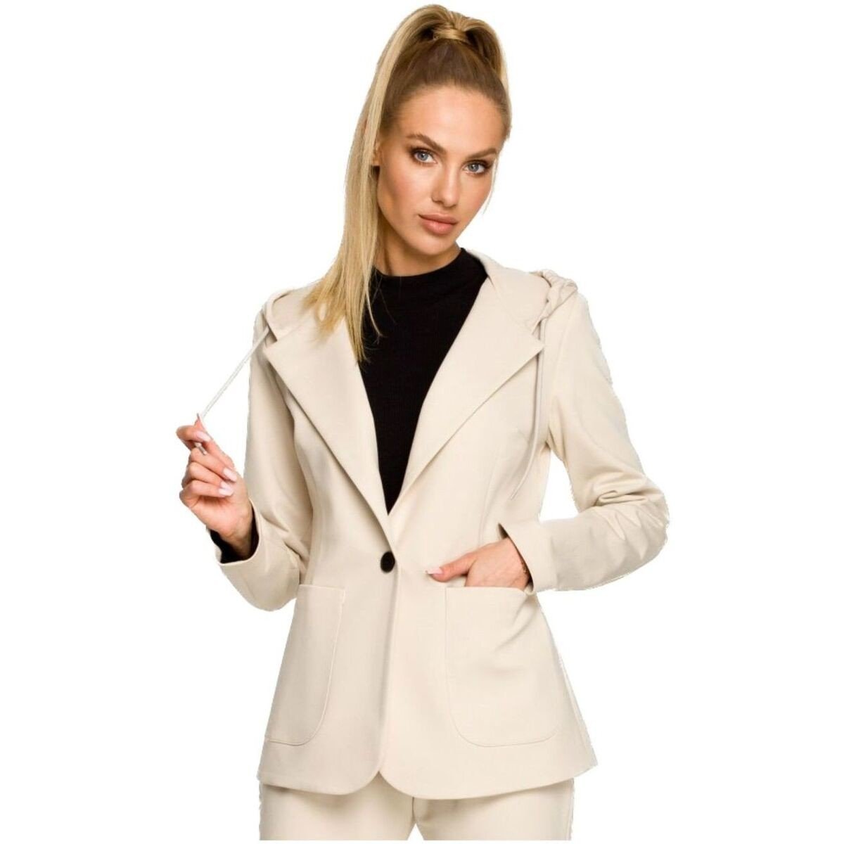 Made Of Emotion  Dámský blejzr Damchoe M691 béžová  Béžová