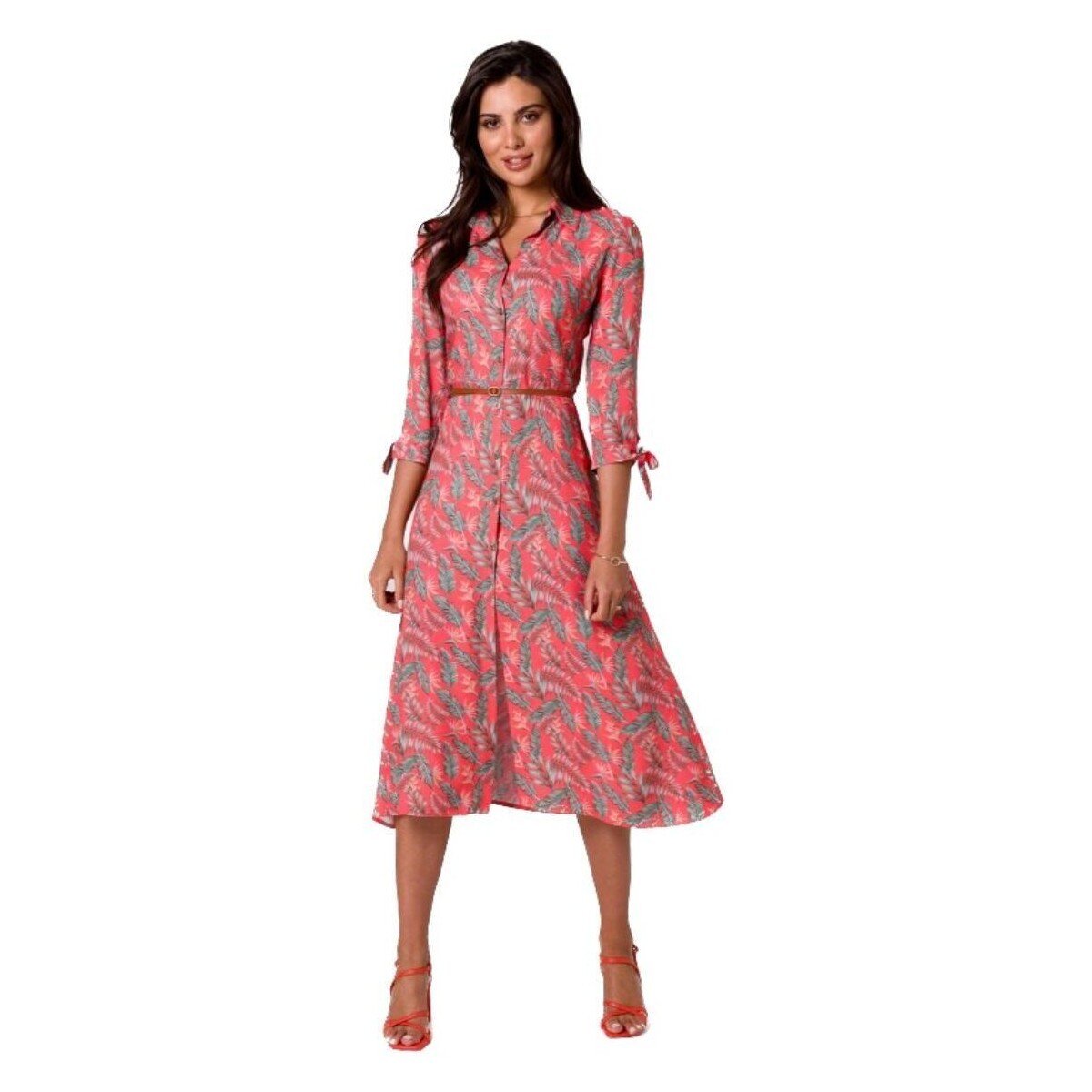 Bewear  Dámské mini šaty Claramur B259 červená  Červená