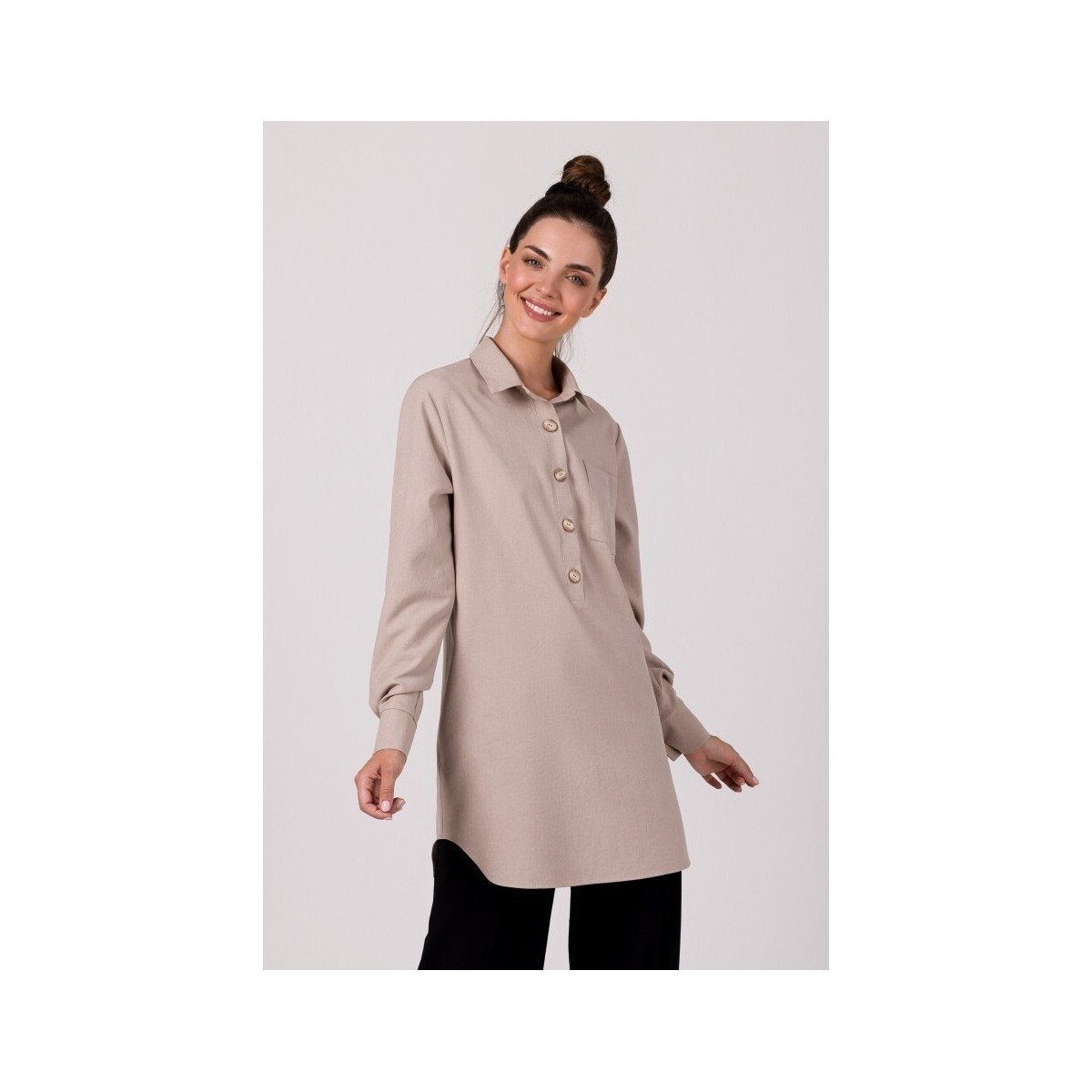 Bewear  Dámská tunika Lindry B276 béžová  Béžová