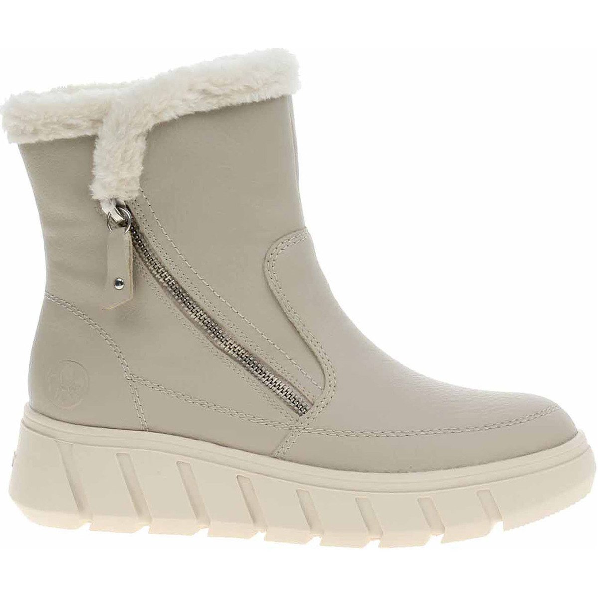 Rieker  Dámské polokozačky  Y3581-60 beige  Béžová