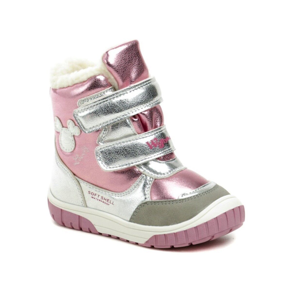 Wojtylko  1Z24099 růžové dětské zimní boty  Růžová
