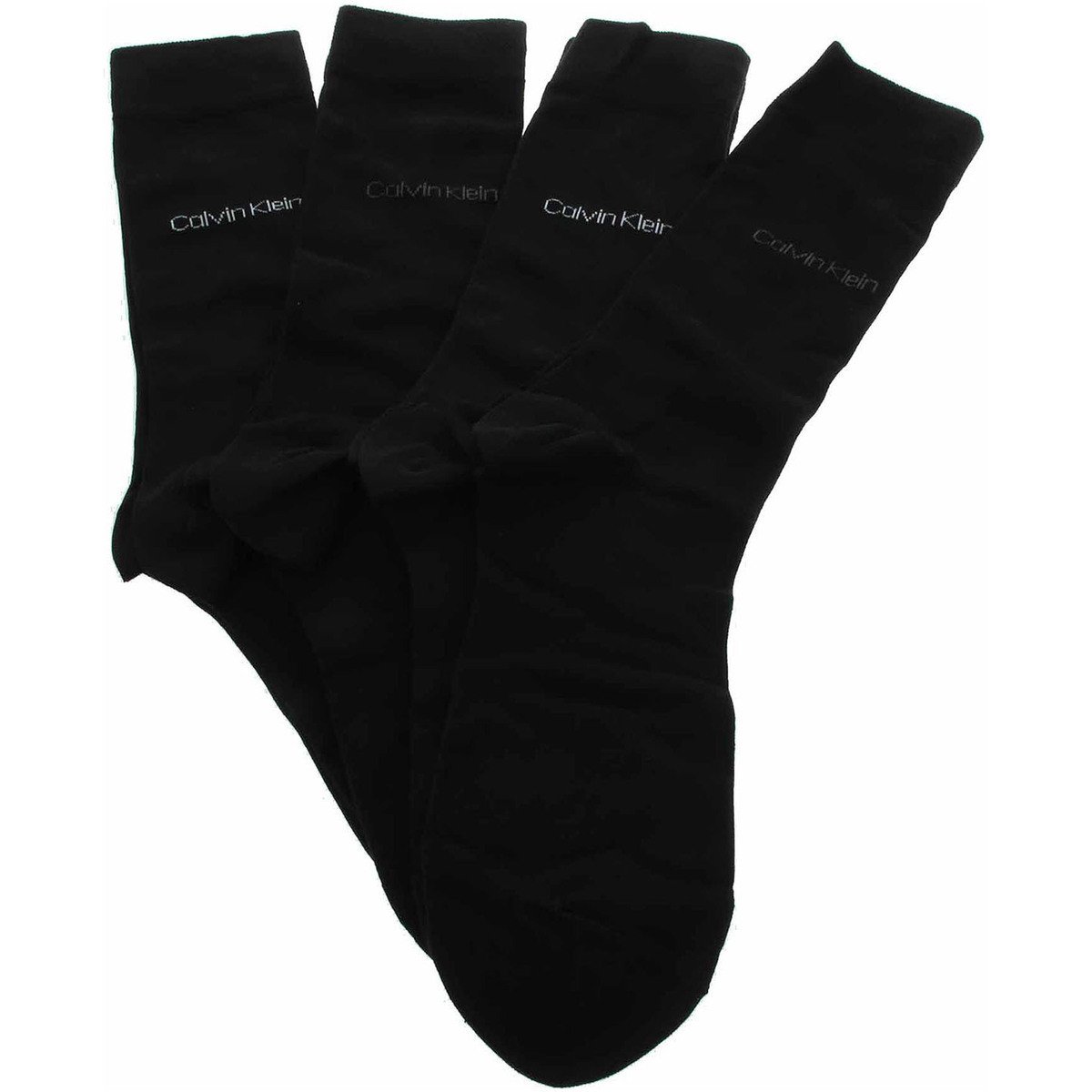 Calvin Klein Jeans  pánské ponožky 701224106001999 black  Černá