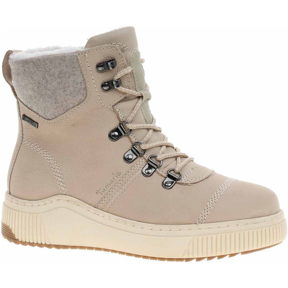 Tamaris  Dámská kotníková obuv  8-86219-29 ivory  Béžová