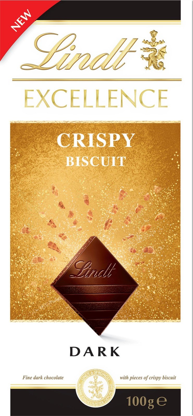 Lindt Excellence Dark Crispy Biscuit 100 g