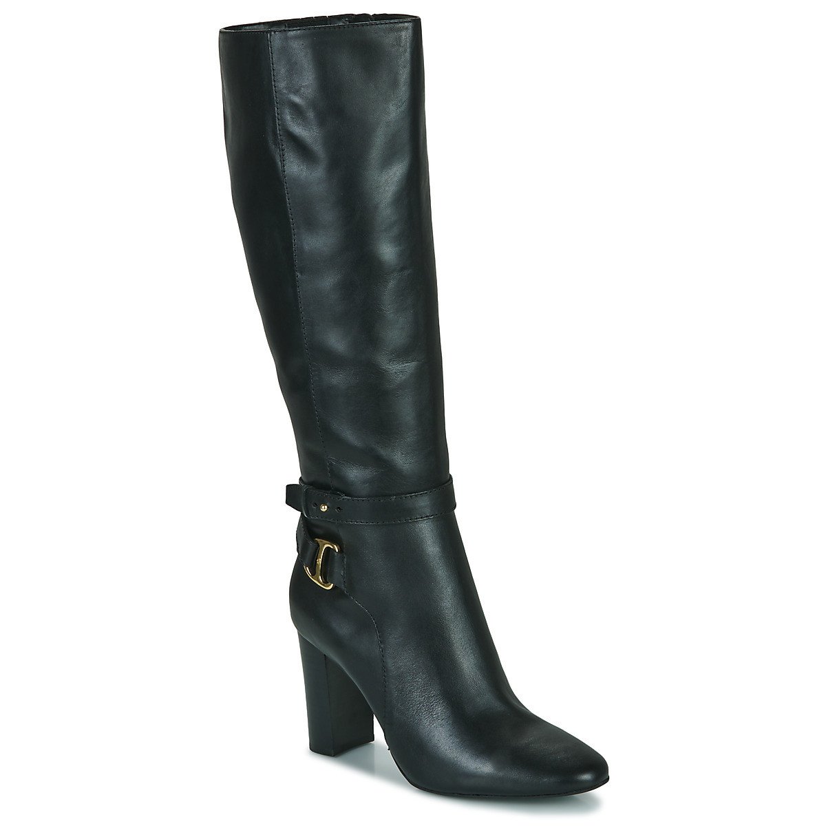 Lauren Ralph Lauren  MAKENNA-BOOTS-TALL BOOT  Černá