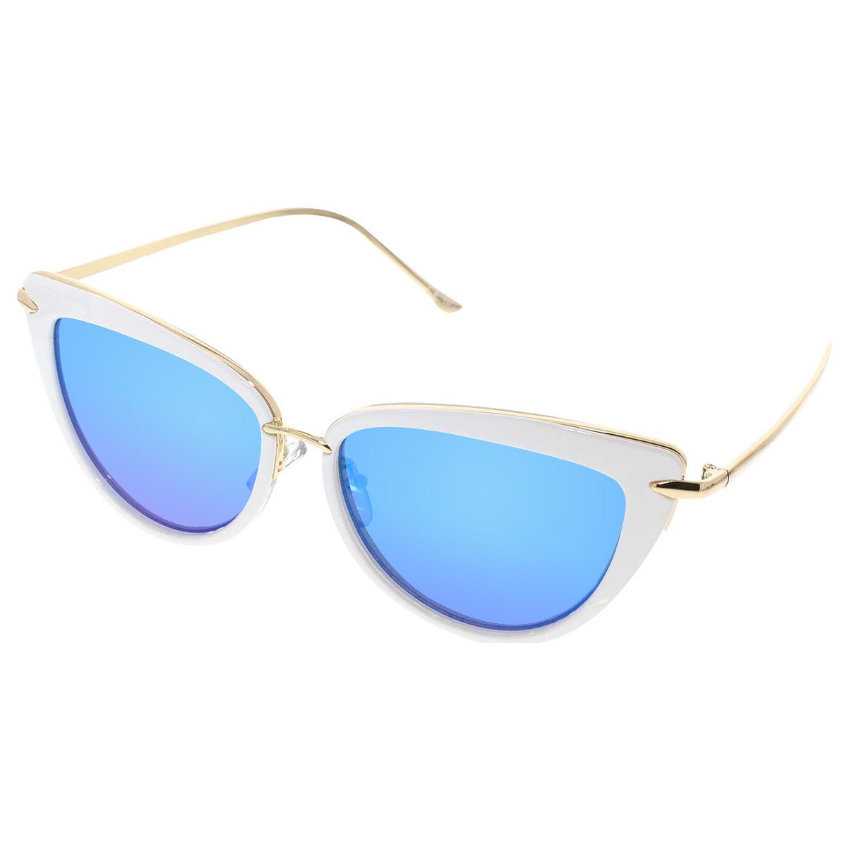 Oem  Dámské sluneční brýle cat-eye Positive  Bílá