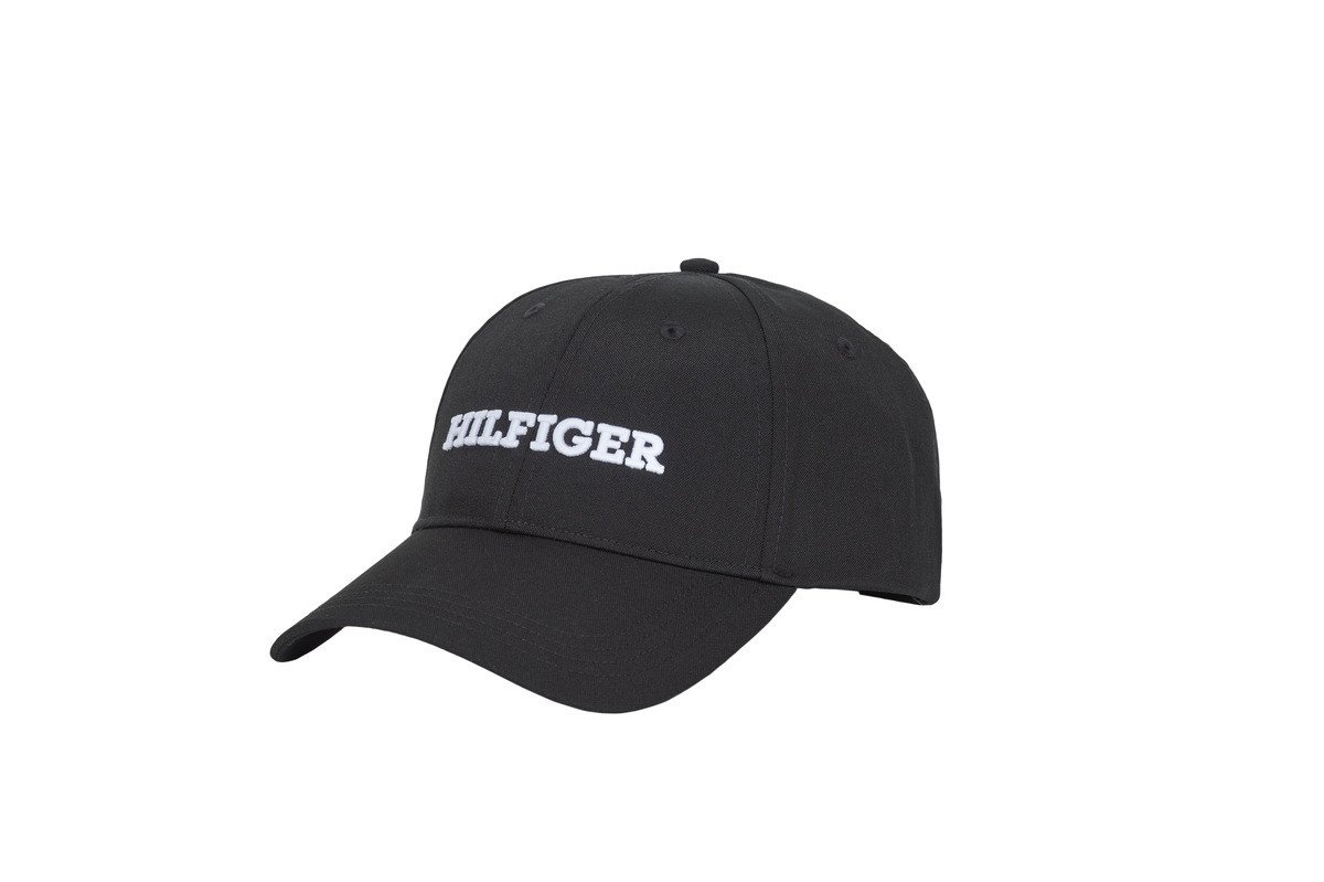 Tommy Hilfiger  TH MONOTYPE CANVAS 6 PANEL CAP  Černá