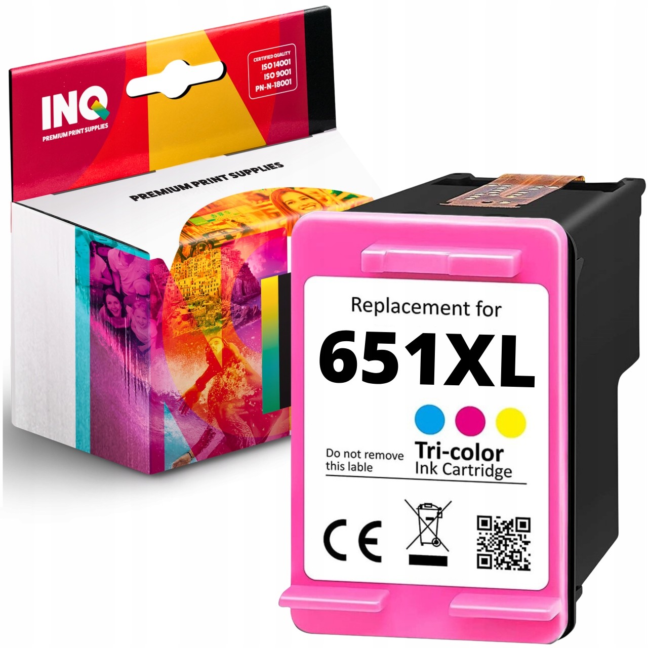 Inkoust pro Hp 651 barva XL 300% větší officejet 202 252 C2P11AE