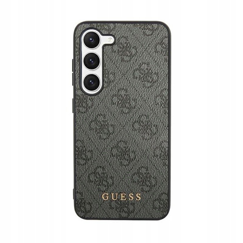 Guess 4G Metal Gold Logo Pouzdro Samsung Galaxy S24 Ultra(černé)