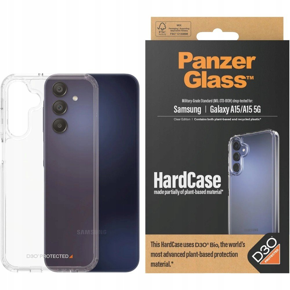 Pouzdro pro Galaxy A15 5G/4G, PanzerGlass, pancéřové pouzdro, pevné pouzdro