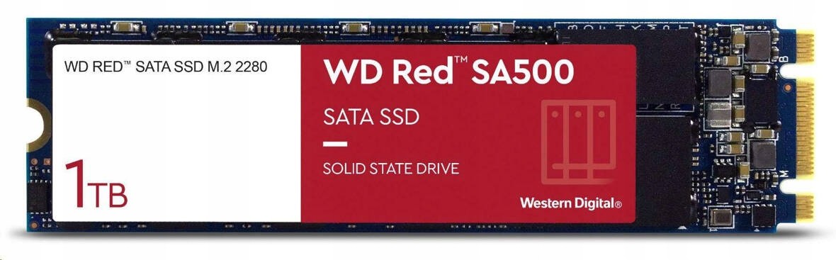 Disk Ssd M.2 Sata Wd Red SA500 1TB 560MB/s (WDS100T1R0B)