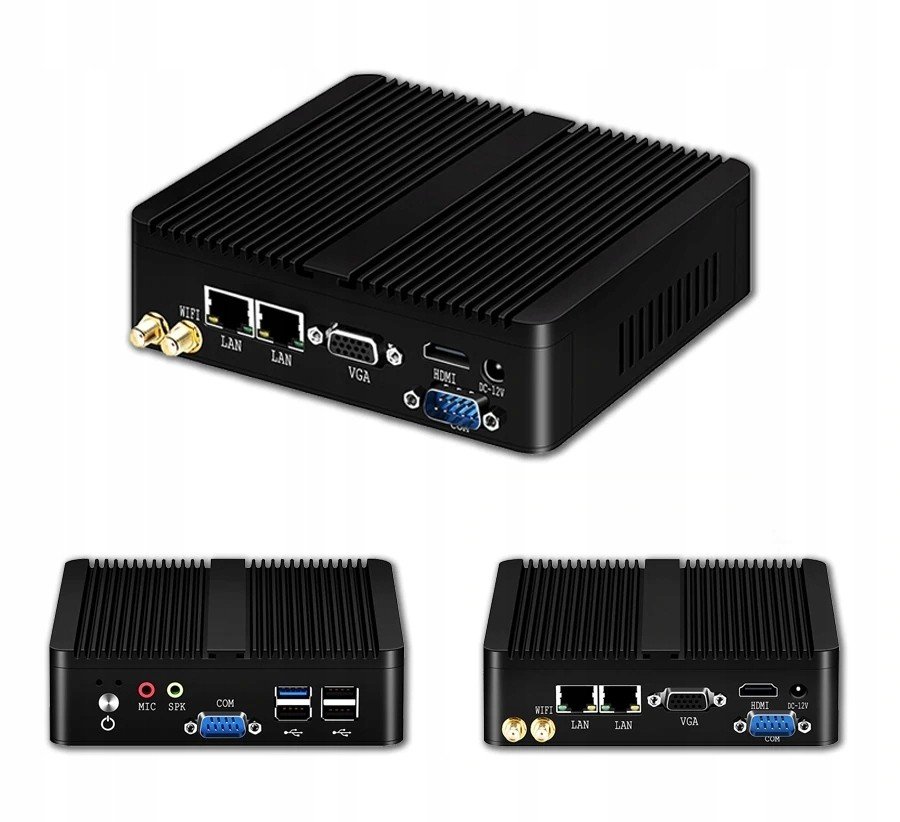 Průmyslové mini Pc Chipol X30C N2830 RS232 2/32GB