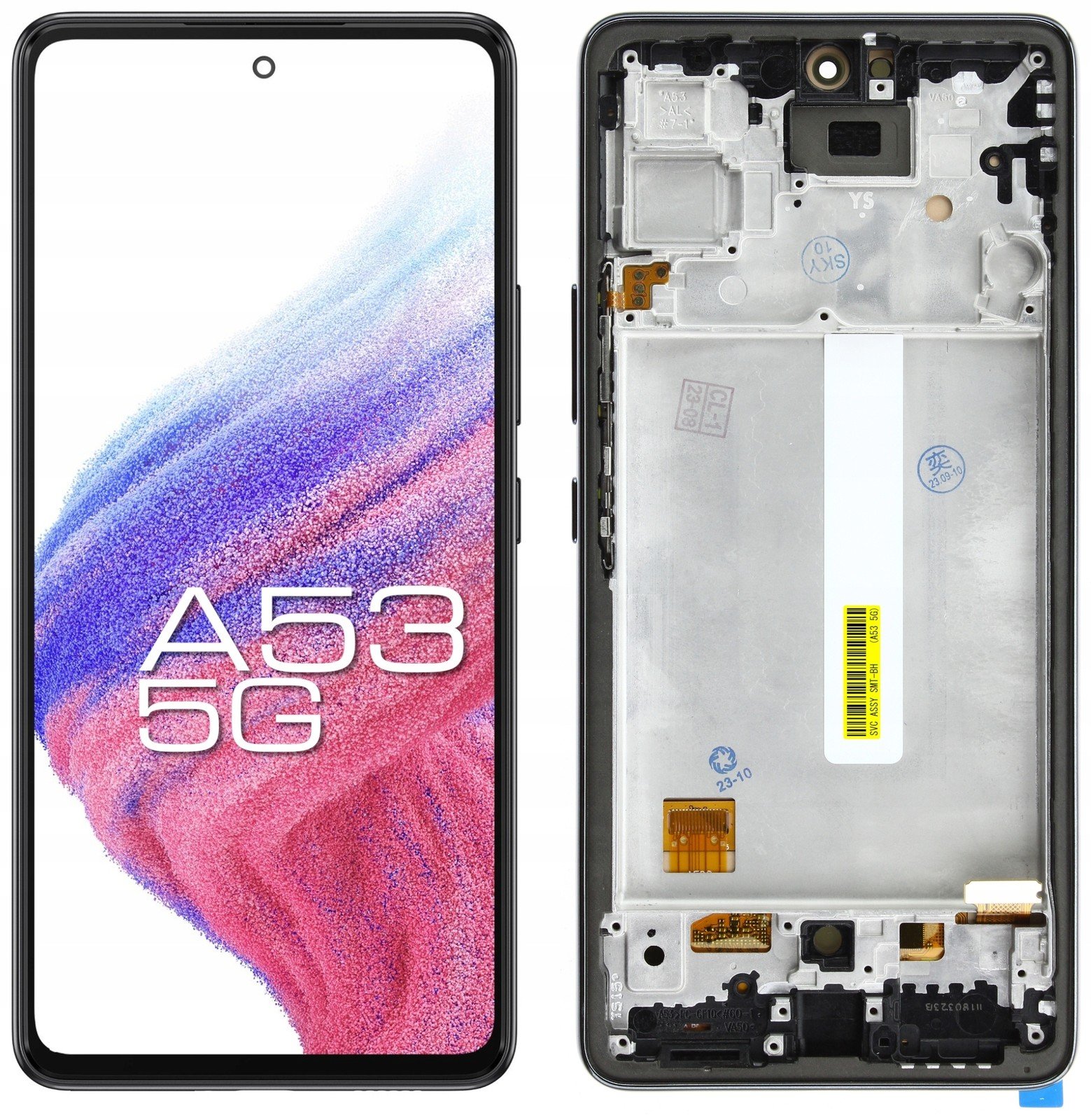 Displej Ekran Ramka Oled pro Samsung Galaxy A53 5G Full Size