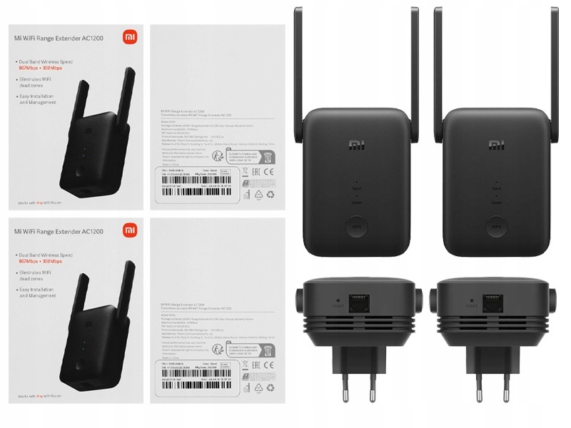 2x Wi-fi Extender Repeater Wifi Xiaomi AC1200 DVB4348GL