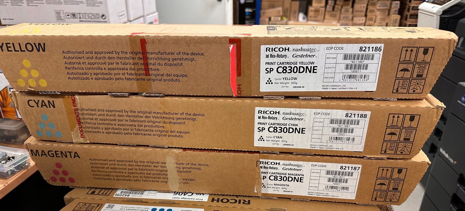 Toner Ricoh Sp C830 Magenta Originál 821187, 821123 pro Aficio Sp C831DN