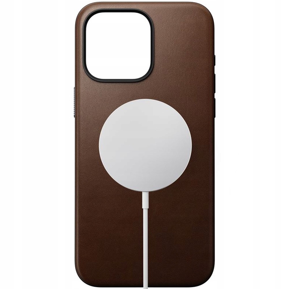 Kryt z pravé kůže Nomad pro iPhone 15 Pro Max kryt leather case