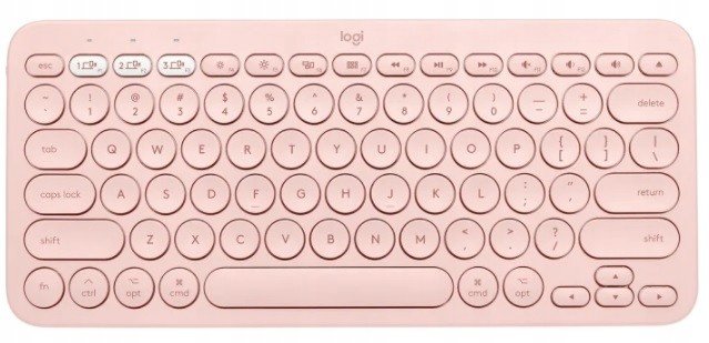 Bluetooth klávesnice Logitech K380 pro Mac růžová