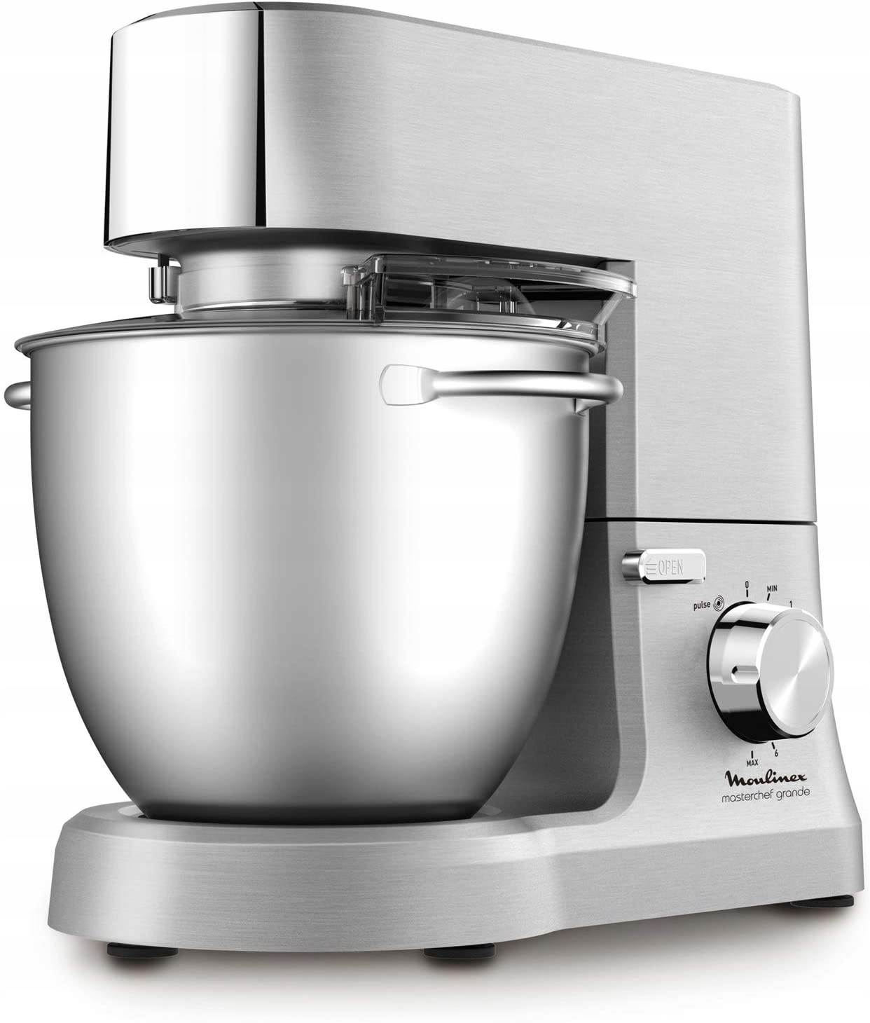 Kuchyňský robot Moulinex QA810D01 1500 W stříbrný/šedý