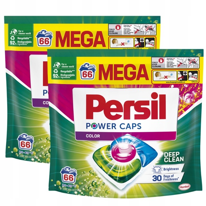 Persil Power Caps Kapsle na praní barvy 66 x2