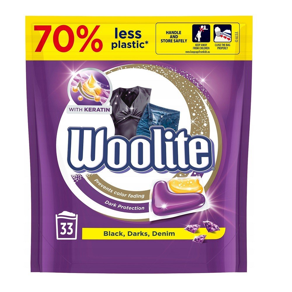 Woolite Black Darks prací kapsle 33ks